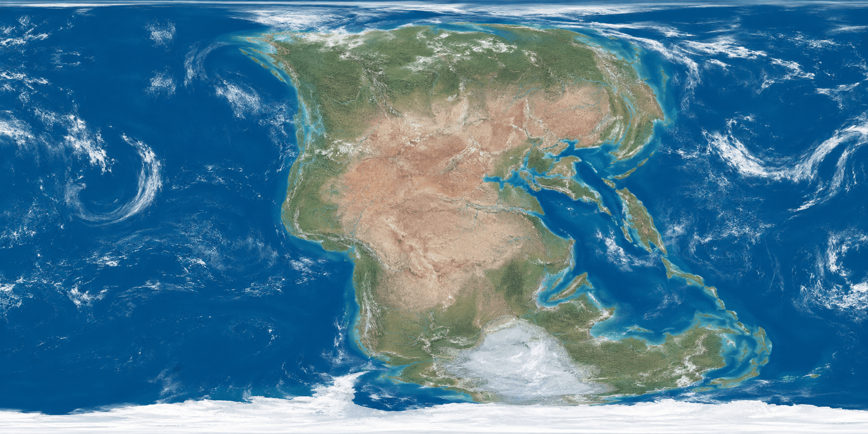 Deep-time map for Carboniferous Swamp